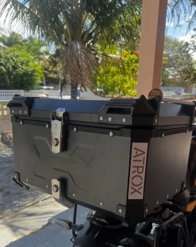Baú para moto 65 litros Alumínio