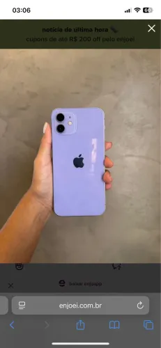 iPhone 12 lilás 