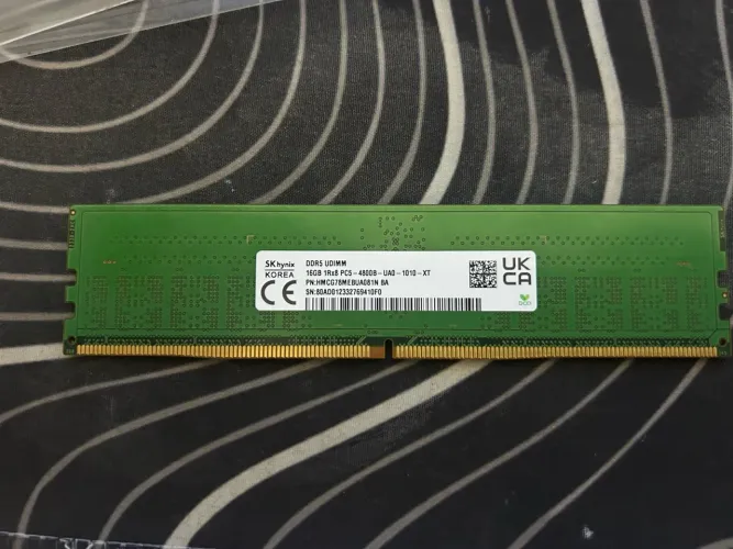 Memória ram ddr5 16g 4800Mhz