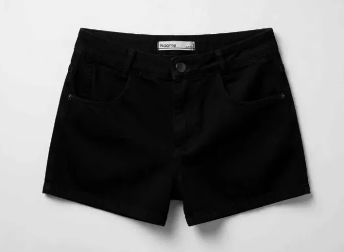 Short Jeans Preto + Cinto