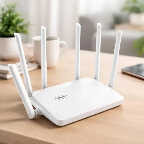 Roteador Wireless 300mbps Knup 6 Antenas 2.4ghz Ap Kp-rw403m