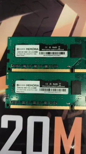 Memória ram ddr3 16gb