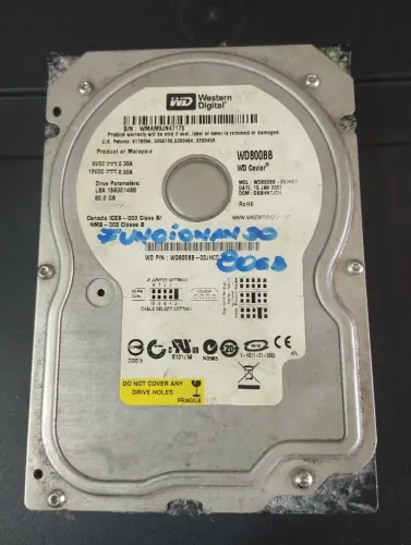 Hd 80 GB western digital 