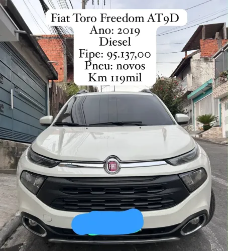 Fiat Toro Freedom 2.0 16V 4X4 Diesel Aut. 2019