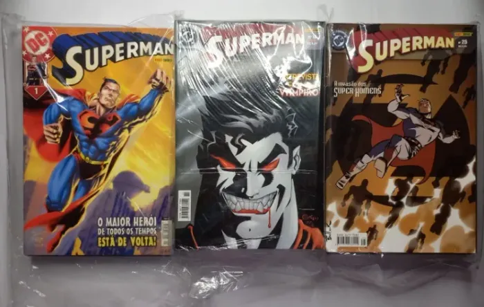 Quadrinhos Superman 1 a 114 Completo Editora Panini 2002 Excelentes