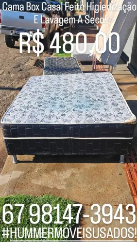 Vende - Se Cama Box Casal Feito Higienização E Lavagem A Seco!