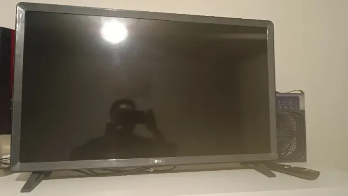 Tv com tela em curto