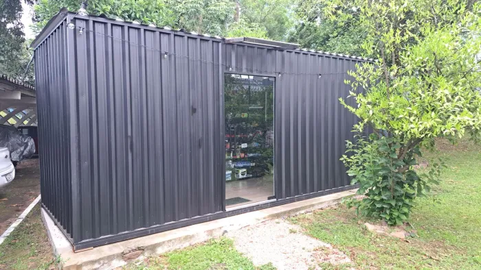 Container venda ou locação com infra elétrica e iluminação