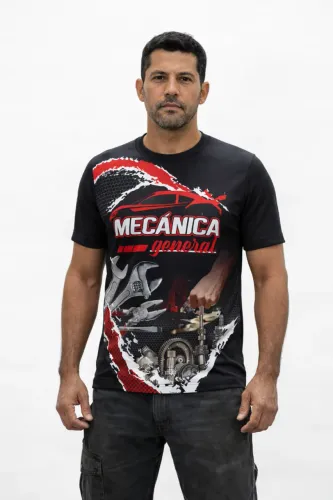 Camisa Dry Fit Profissões (Mecânico/Oficina)