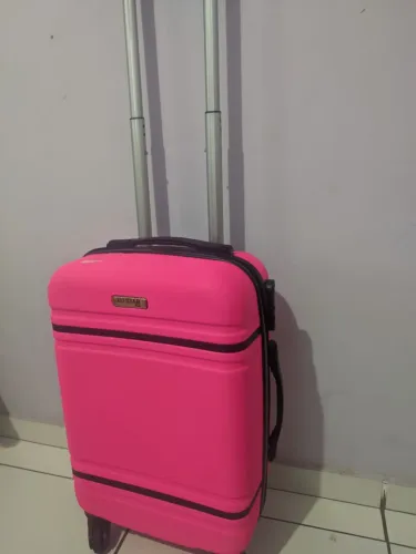 VENDO MALA DE VIAGEM 12KG ROSA