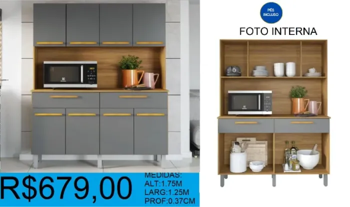 Conjunto cozinha excelente qualidade - frete grátis