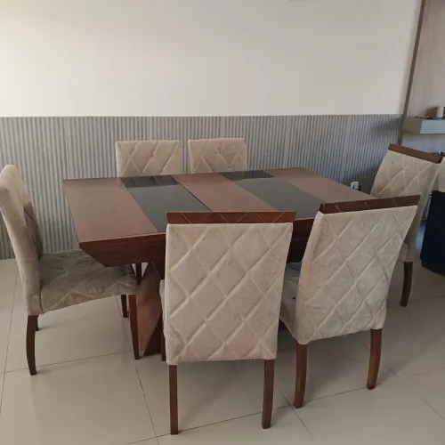 Mesa extensível 6 a 8 lugares