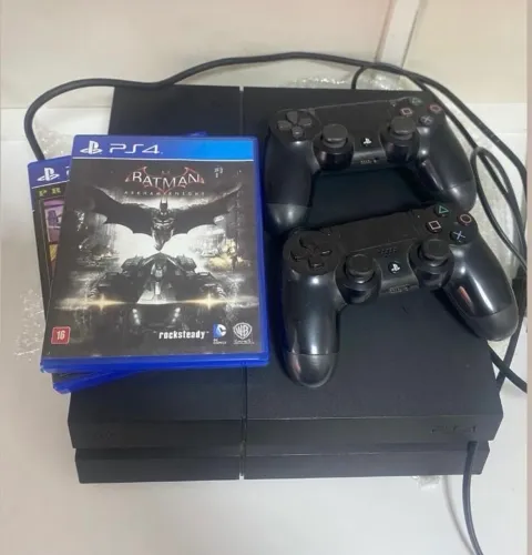 ps4 desbloqueado com 2 controles 