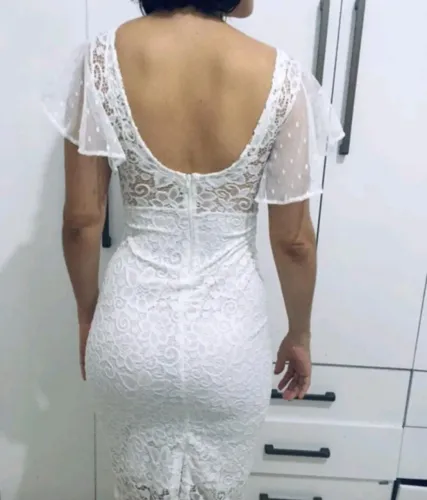 Vestido branco/casamento civil