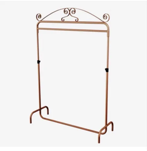 Arara de roupa vintage 2 níveis 