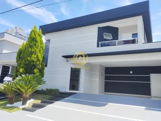 Casa em Condomínio de Alto Padrão em Jacareí-SP, Loteamento Villa Branca 5 Quartos, 1 Suít