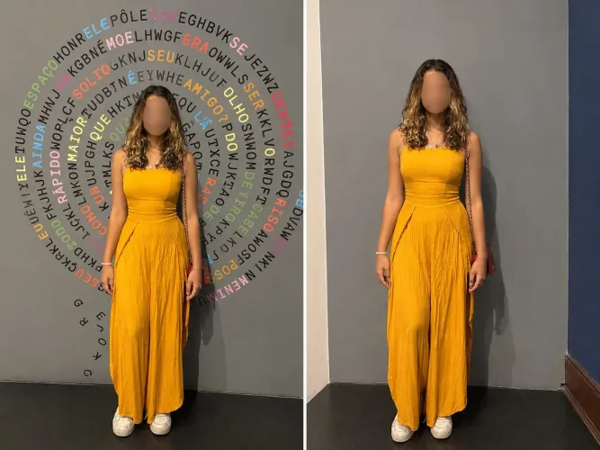 Macacão longo amarelo