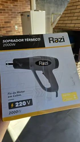 Soprador Térmico 2000w Rz- s2000/m2 Razi Cor Cinza 220v