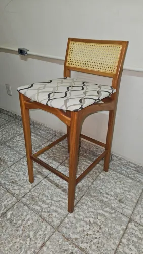 Banqueta cadeira madeira (par)