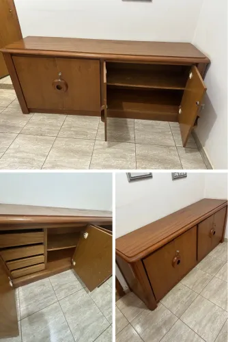 Rack / Aparador em Madeira Maciça - Grande, Elegante e Muito Resistente