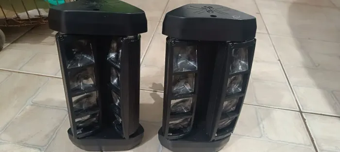 Par de muving 8 leds 5 whats