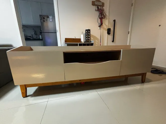 Rack para TV até 70? Zinia Off White
