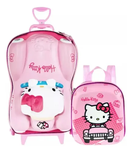 Mochila De Rodinhas Hello Kitty