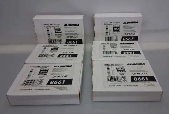 Dps Alumbra 10 KVA. Lote com 06 peças. Novos, sem uso. Na caixa. 
