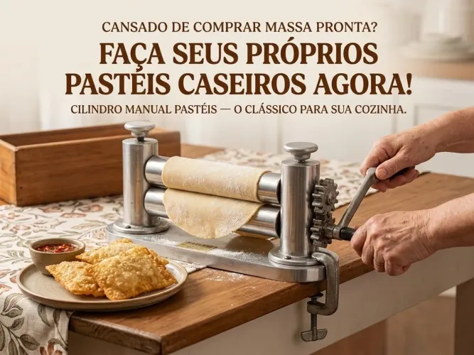 Cilindro pra fazer pastel