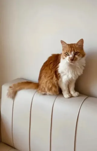 Gato adulto macho castrado e microchipado