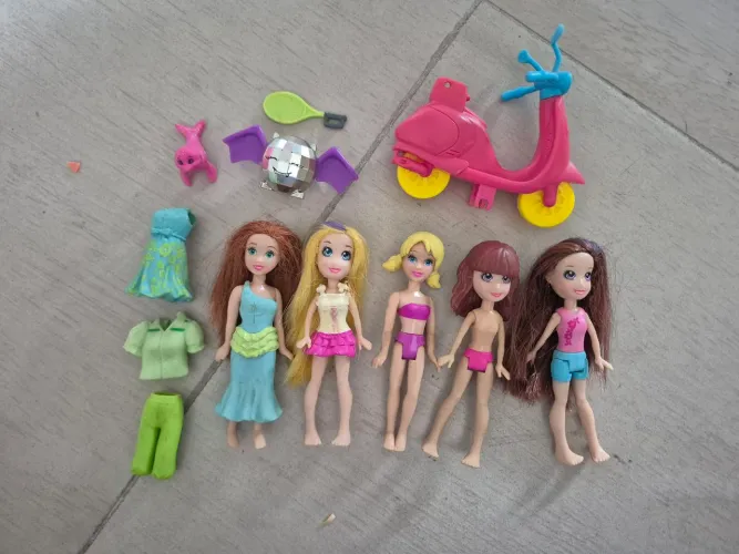 Kit bonecas polly pocket brinquedo