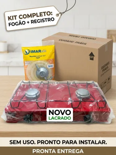 Fogão 2 Bocas Sem Uso Já com registro