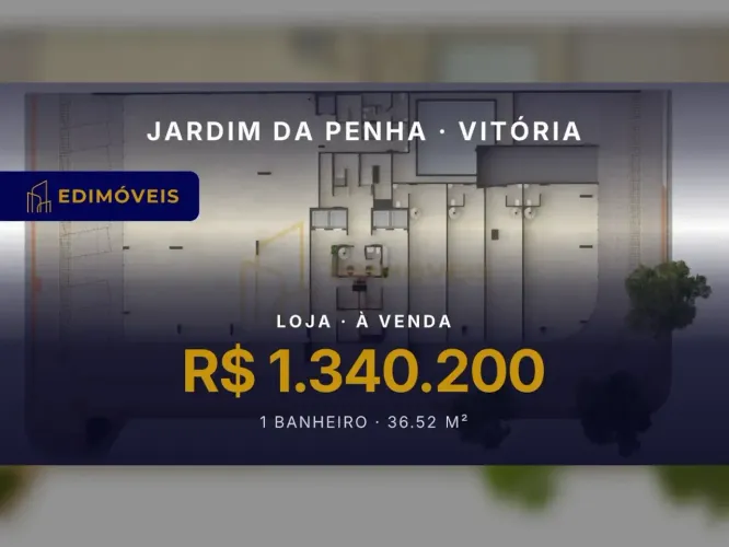 Invista na Loja em Jardim da Penha, espaço único e bem localizado
