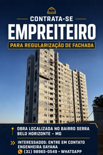 Contrata- se Empreiteiro para regularização fachada