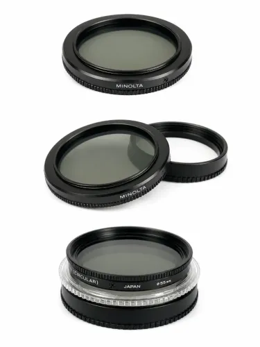 Filtro Polarizador Circular Minolta Cpl 55mm Japan C/ Estojo