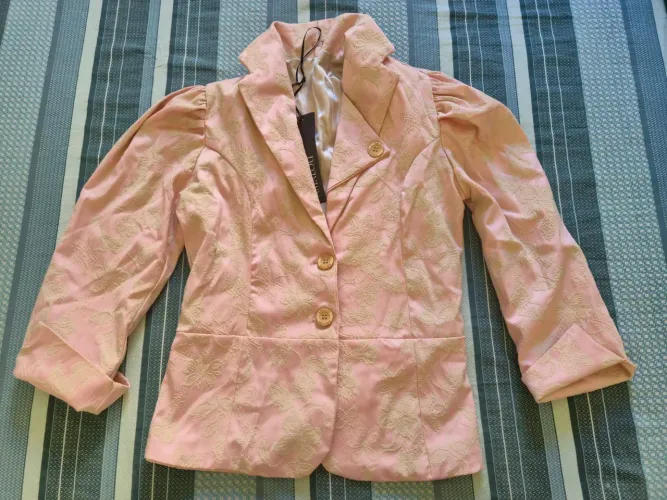 Blazer rosa Amalou novo