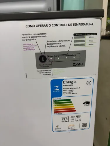 Freezer Horizontal Consul de 309 litros (modelo CHA31F)