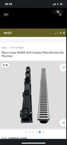 Ralo Linear 1METRO POR 8CENTIMETROS