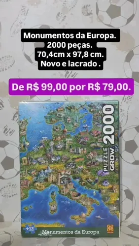 Quebra cabeça grow 2000 peças