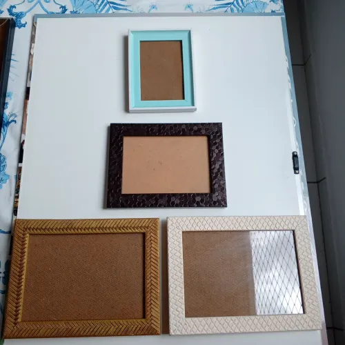 Kit 4 Porta Retratos Vidro Conservados