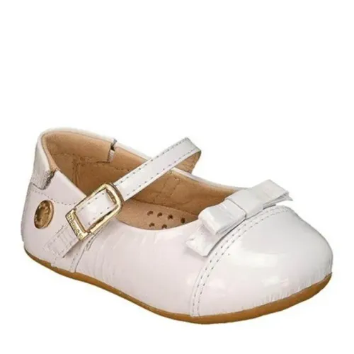 Sapatilha Petit Pied em couro envernizado - Branca - TAM. 20