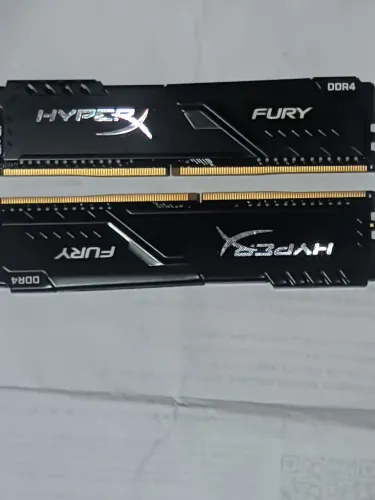 Memória ddr4 HyperX fury 2x8, 3200mhz