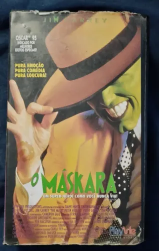 FITA VHS O MASKARA JIM CARREY LEGENDADO