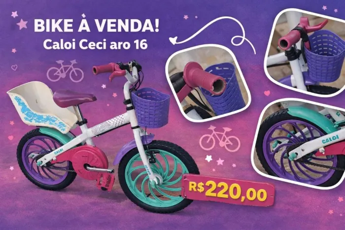 Vendo bicicleta Ceci aro 16