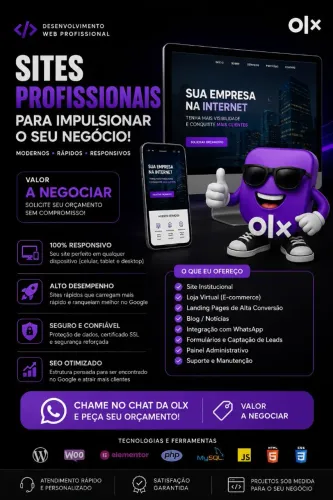 Site Profissional para Empresas e Negócios