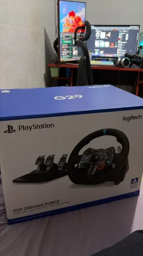 Volante Logitech G29 - Caixa + Nota Fiscal - 1 mês de uso