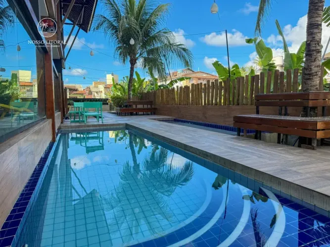 Porto de Galinhas, Ipojuca Apartamento 34 m², 1 quarto, piscina e mobiliado.