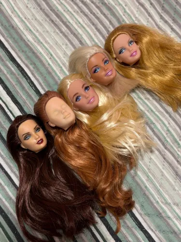 Lote de cabeças Barbie (collector e playline)