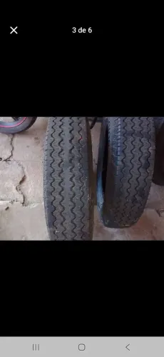 Vendo 4 pneus aro 15 semi novos