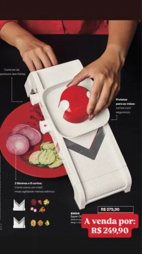 Fatiador Tupperware Super Chef